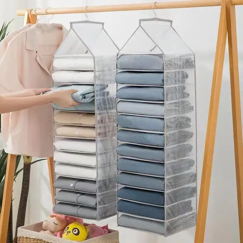 1pc Kleider schrank Hänge tasche Schrank Organizer für Hosen Socken T-Shirt Unterwäsche Organizer Hänge schrank Organizer