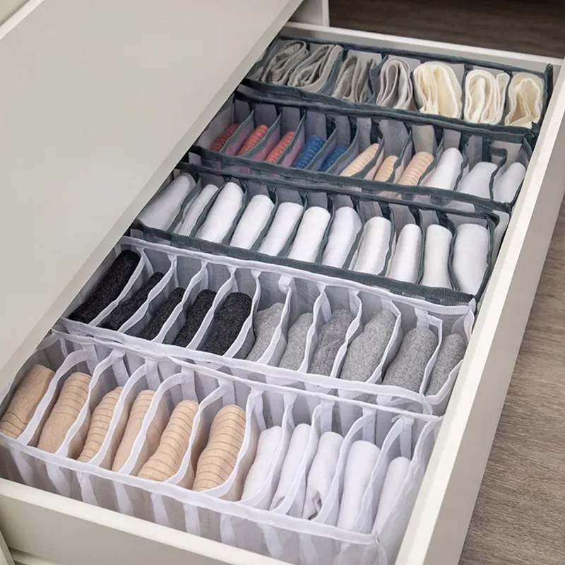 Kleiderschrank Schrank Schrank Organizer Schubladenteiler Home Schlafsaal Unterwäsche BH Socken Höschen Aufbewahrungsboxen Home Organization