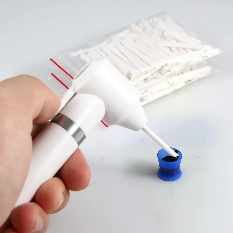 1 stücke Multi Farbe Handheld Elektrische Tattoo Ink Mixer Pigment Shaker mit 5 Mischen Sticks Tattoo Liefert Pigment Mixer maschine