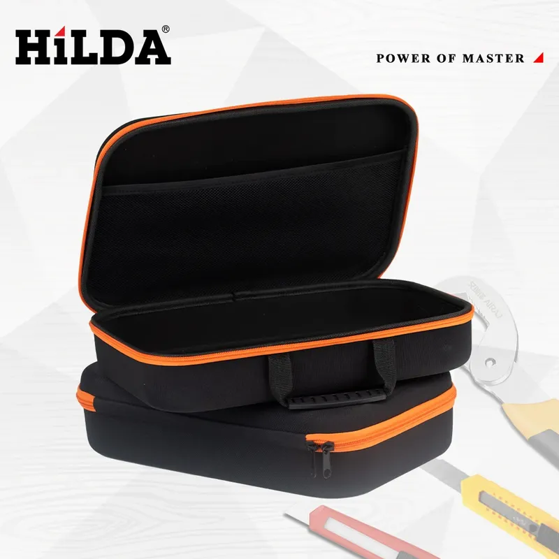 HILDA Aufbewahrungstasche, Oxford-Taschen-Organizer, multifunktionale Handtasche, Elektriker-Bohrtasche, Reißverschlusstasche mit Netzstoff, stoßfest, ODO, Geschenk