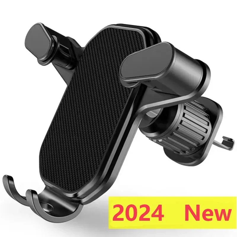 Autotelefonhalter Smartphone-Halterung Schwerkraft Auto-Luftauslass-Clip-Ständer Keine magnetische Unterstützung im Auto für iPhone Xiaomi Samsung Huawei