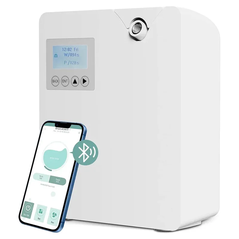 Wasserloser Duftdiffusor, 300 ml, WIFI-Steuerung, Aroma-Diffusor, Timer-Funktion, Lufterfrischer, Geruchsverteiler für Zuhause, Hotel
