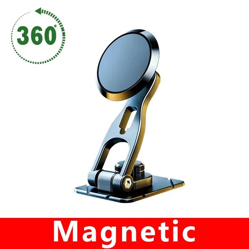 2024 neue Magnetische Auto Telefon Halter Stehen Schreibtisch Notbeook Drehbare Magnet Smartphone Faltbare Halterung Für iPhone Samsung Xiaomi