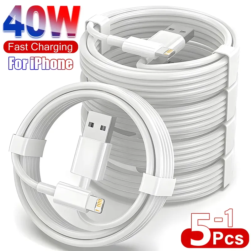 1-5pcs pd 40w Schnell ladekabel für Apple iPhone 14 11 13 12 pro max plus xs xr Telefon USB-Datenkabel Ladekabel Zubehör