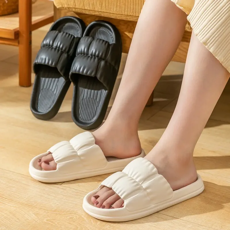 Sommer Wolke Hausschuhe einfache Eva Strand Anti-Rutsch-Schuhe Bad weiche Sohle Rutsch sandalen Frauen