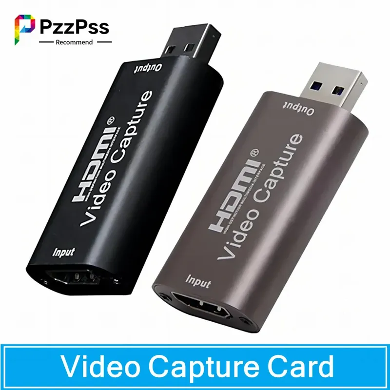 4K USB 3,0 Video Capture Karte 1080P USB 2,0 HDMI Spiel Grabber Box Für PS4 DVD Kamera PC Aufnahme Placa de Video Live-Streaming