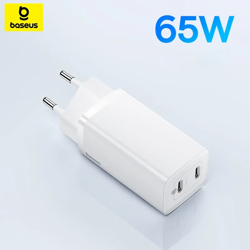 [Begrenzter Lagerräumung] Baseus 65 W Tischladegerät Schnellladegerät Ladestation für iPhone 17 16 15 14 13 12 Pro Max Samsung