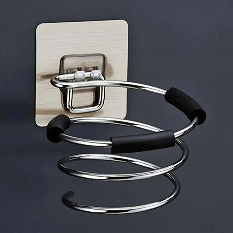 Bad Haar Trockner Halter Kostenloser Stanzen Haarpflege Werkzeuge Halter Klebstoff Wand Halterung Barber Salon Werkzeuge