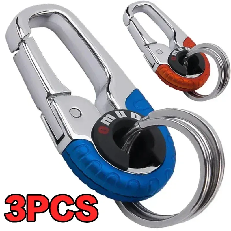 Schlüsselanhänger-Schnalle für Männer, Edelstahl-Schlüsselanhänger, Schlüsselanhänger, Haken, Outdoor-Karabiner, Klettern, Schlüsselanhänger-Zubehör