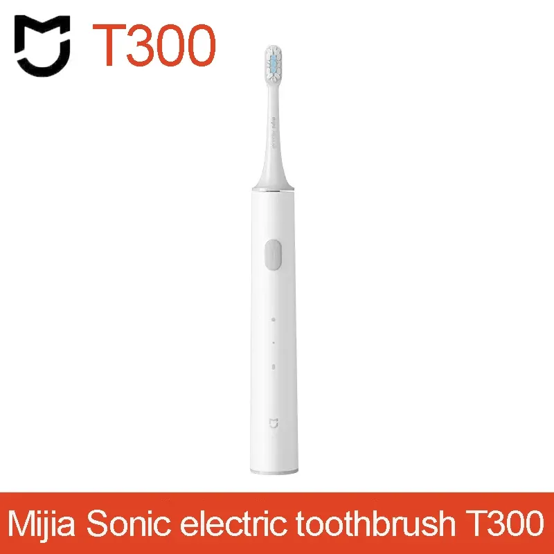 Xiaomi Elektrische Zahnbürste T300 Lange Akkulaufzeit Schallzahnbürste IPX7 Wasserdichter Hochfrequenz-Vibrations-Magnetmotor