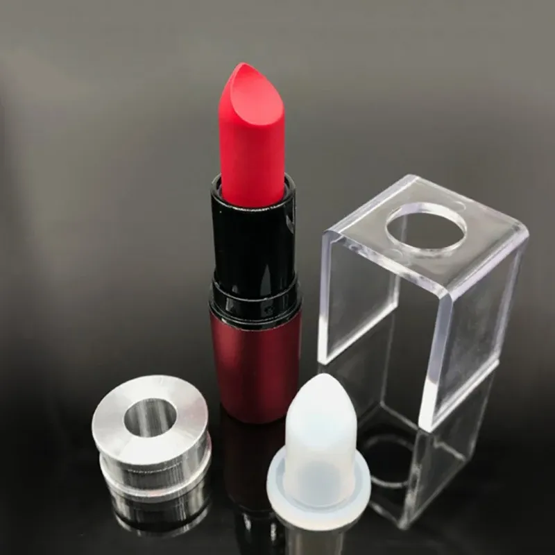 12,1mm handgemachte Lippenstift DIY Form Make-up Kosmetik Lippenstift Form Silikon Formenbau Werkzeug Set Silikon Lippenstift machen Form