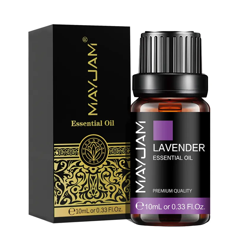 MAYJAM 10 ml ätherisches Lavendel-Zitronengras, Jasmin, Vanille, Eukalyptus, Rose, Zitrone, ätherisches Öl für Luftbefeuchter, Diffusor, Kerzenherstellung