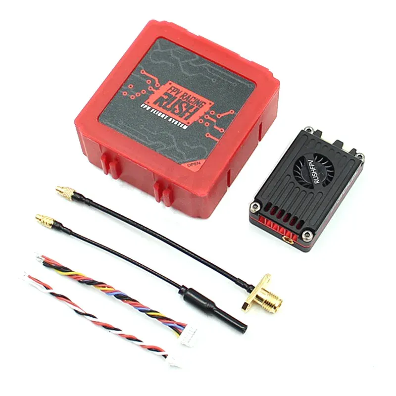 RUSH TANK MAX SOLO 5,8 GHz 2,5 W Hochleistungs-48-Kanal-VTX-Videosender mit CNC-Gehäuse für RC FPV-Drohnenflugzeuge