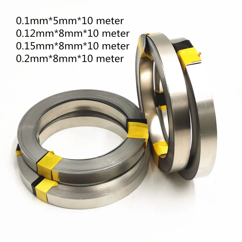 1 Rolle 10 m 18650 Li-Ionen-Akku, Nickelblechplatte, vernickelter Stahl, Gürtelstreifen-Anschluss, Punktschweißmaschine, Batterieschweißgeräte