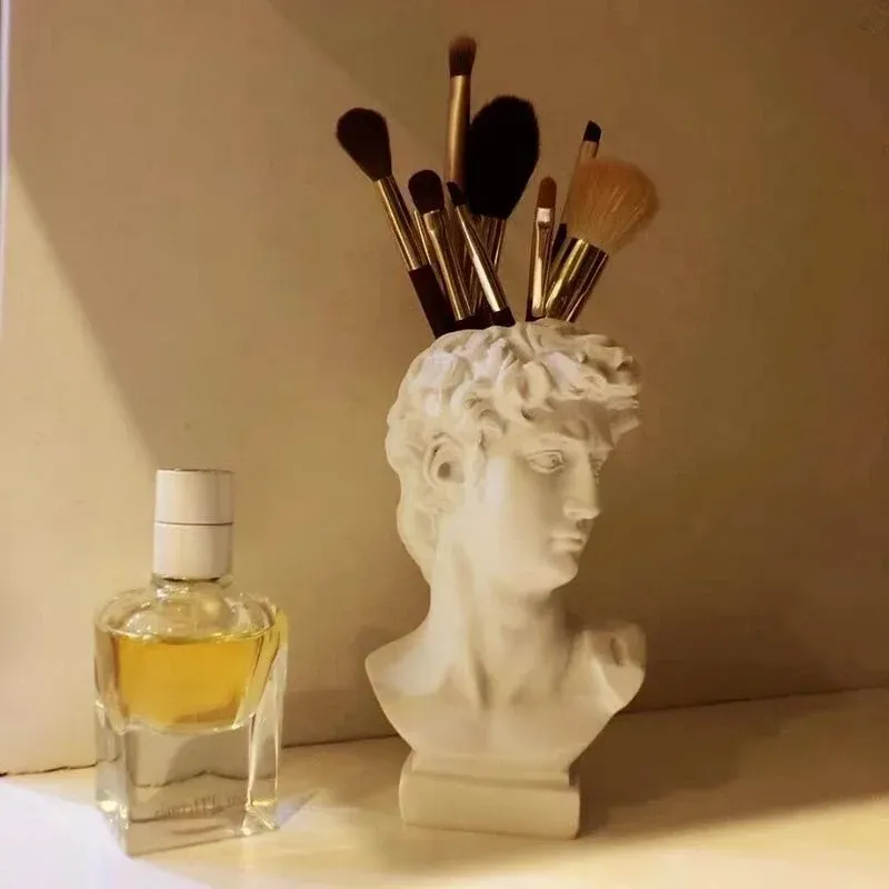 Ins Nordic David Vase Hydrokultur Vase Ornamente Blumentopf Make-Up Pinsel Lagerung Eimer Foto Requisiten Vintage Hause Dekoration