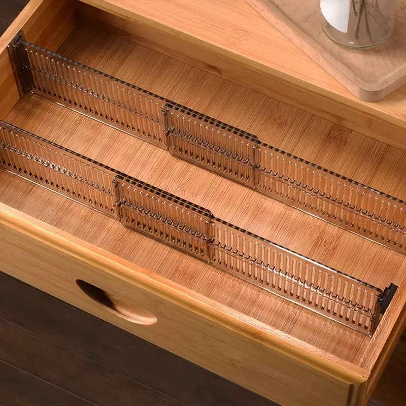Einstellbare Schindel Schublade Teiler Partition DIY Langlebige Lagerung Organizer Kleiderschrank Schrank Punch-freies Separator