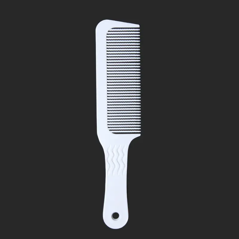 Friseur-Qualität Teasing-Kamm - Abgerundeter Wellenzahnkamm, Flacher Styling-Kamm, Friseurwerkzeug
