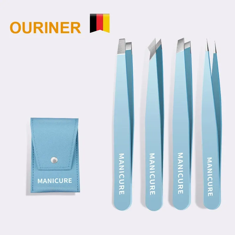 Augenbrauenpinzette Bunte Haarschönheit Feine Haare Puller Edelstahl Schräge Augenbrauenklammern Entfernung Make-up-Tools