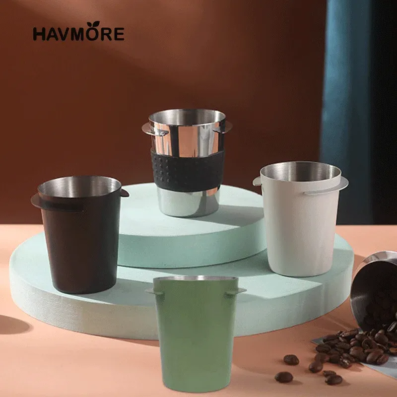 51/53/58mm Kaffee dosier becher Schnüffel becher für Espresso maschine verschleiß festes Edelstahl-Kaffee zubehör