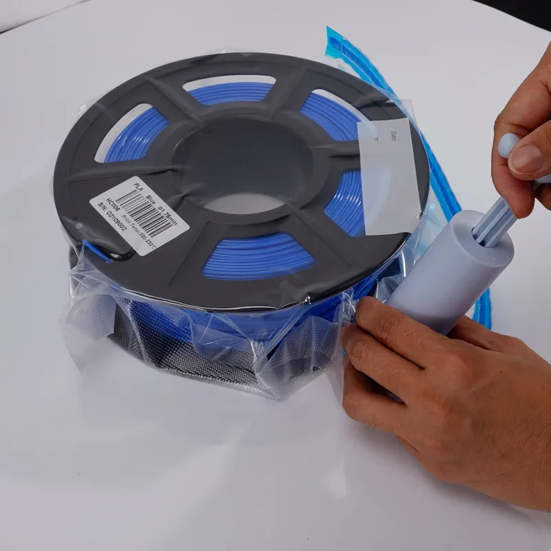 PLA ABS TPU PETG Filament Vakuumbeutel mit Griff Luftpumpe 3D-Drucker Filamente Aufbewahrungstasche Trockner Halten Sie 3D-Druckzubehör
