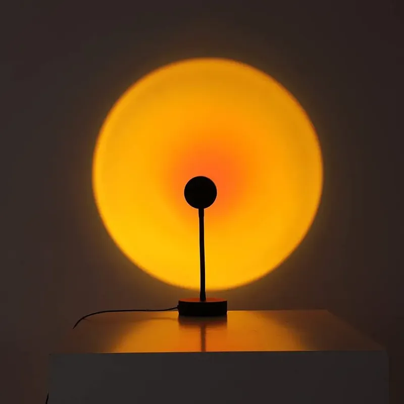 LED Sonnenuntergang Lampe Nachthimmel USB Projektor Geburtstag Party Dekoration Stimmung Lichter Für Schlafzimmer Wohnzimmer Wand Fotografie