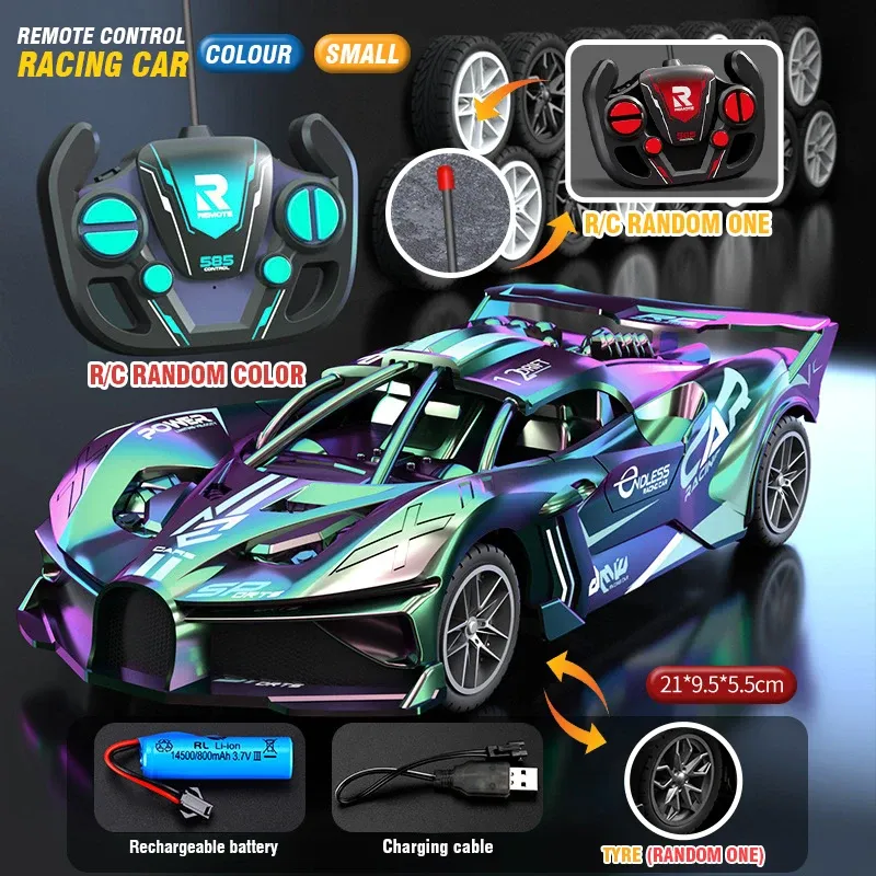 Rc Auto 4Ch High-Speed Fernbedienung Drift Racing Auto Elektrische Sportwagen Spielzeug Fahrzeug Modell Spielzeug für Jungen Kinder geburtstag Geschenk