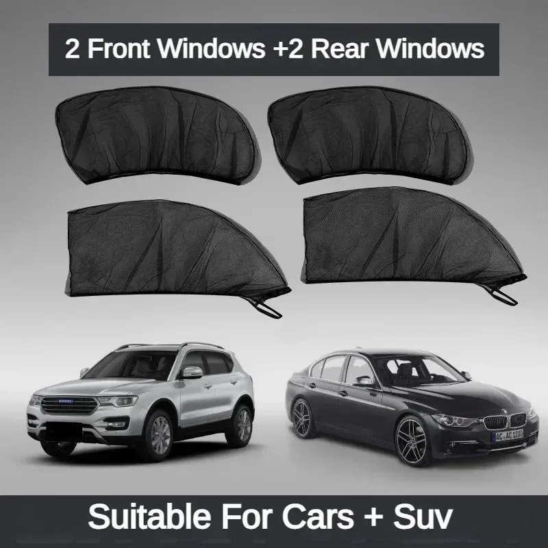 Universeller Auto-Sonnenschutz SUV UV-Schutz Anti-Mücken Seitenfenster-Vorhang für Privatsphäre und Wärmereduktion