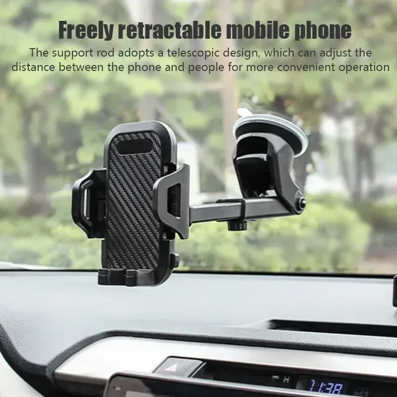 Neue Universal Sucker Autotelefon halter 360 ° Windschutz scheibe Auto Armaturen brett mobile Zellen halterung für Smartphones