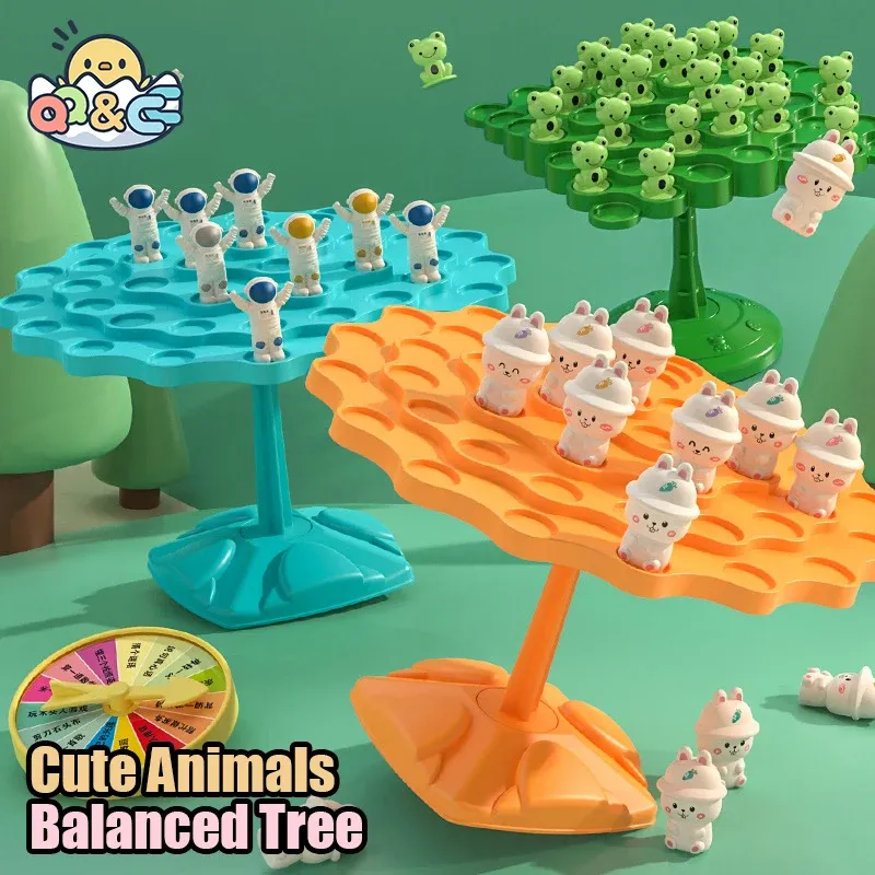 Spaß Frosch Balance Baum Kinder Mathe Spielzeug Balancieren Brettspiel eltern-kind-Interaktion Tabletop Balance Spiel Spielzeug Geschenk für Kinder