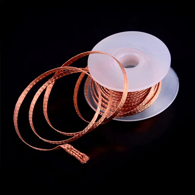 1PC 2,0mm 3,5mm 1,5M Schweißdrähte Entlöten Geflecht Solder Remover Docht Draht Reparatur Werkzeug