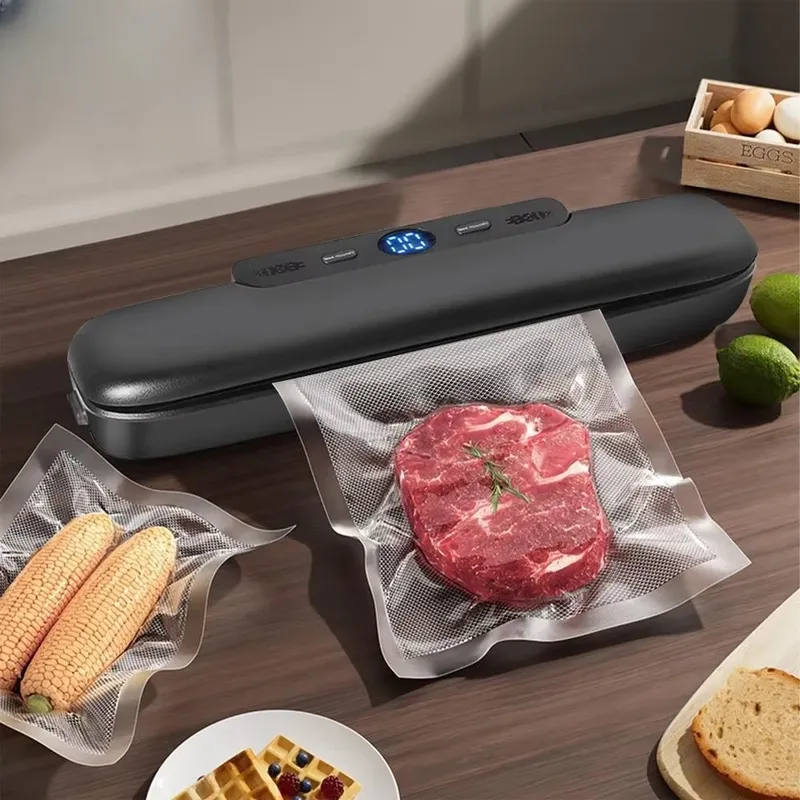 Automatische tragbare Küche Food Saver Vakuumiermaschine Haushalt Zuhause Elektrische Kunststoffversiegelung Verpackung für Auto Outdoor RV