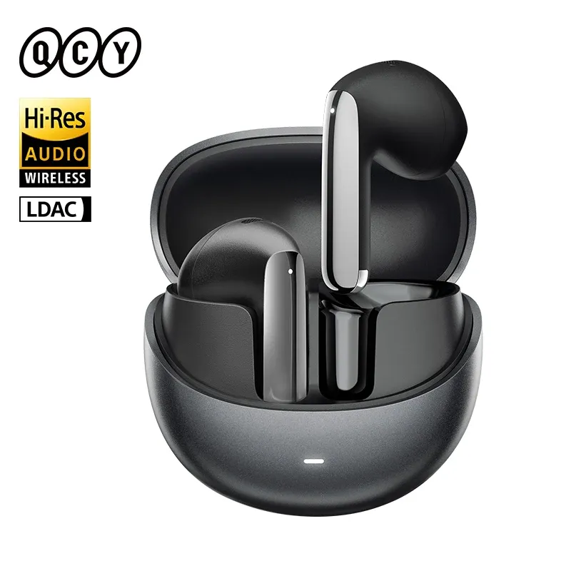 Qcy ht10 ailybuds pro anc kabelloser kopfhörer al audio hi-res mit ldac bluetooth 5,3 ohrhörer adaptive anc multipoint verbindung