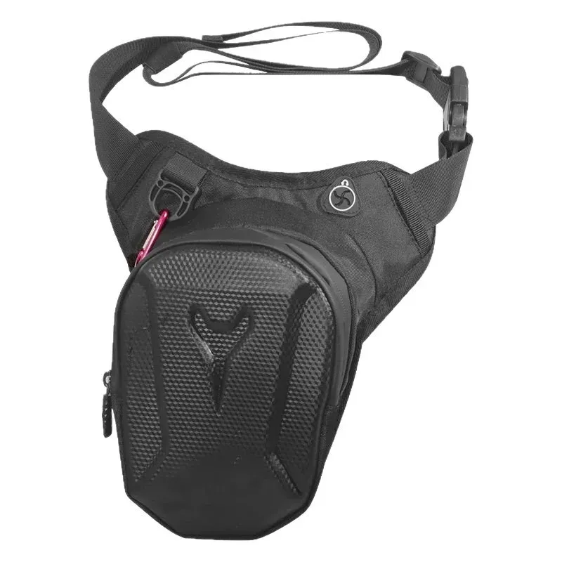1PC Schwarz Motorrad Bein Tasche Wasserdichte Reiter Taille Tasche Radfahren Fahrrad Umhängetasche Motorrad Ausrüstung