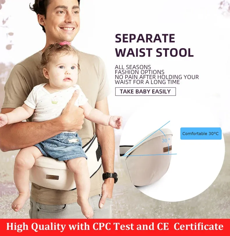 Hohe Qualität Baby Träger Taille Hocker Wanderer Baby Sling Halten Taille Gürtel Rucksack Hipseat Kinder Infant Hüfte Sitz mit CPC/CE