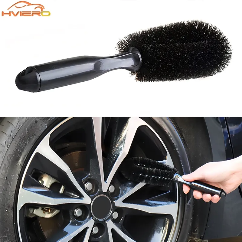 1/2X Auto Waschen Rad Handwagen Motorrad Weiche Krempe Hub Pinsel Felge Wäscher Reifen Staub Kombination Set Reinigung Werkzeuge Zubehör
