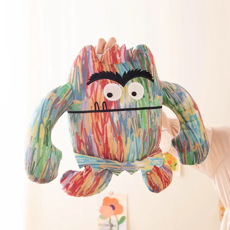 Die Farbe Monster Plüsch Puppe Spielzeug Party Gefälligkeiten Dekor Kinder Baby Beschwichtigen Kissen Plüsch Spielzeug Für Kinder Schöne Geschenke 15-35 cm