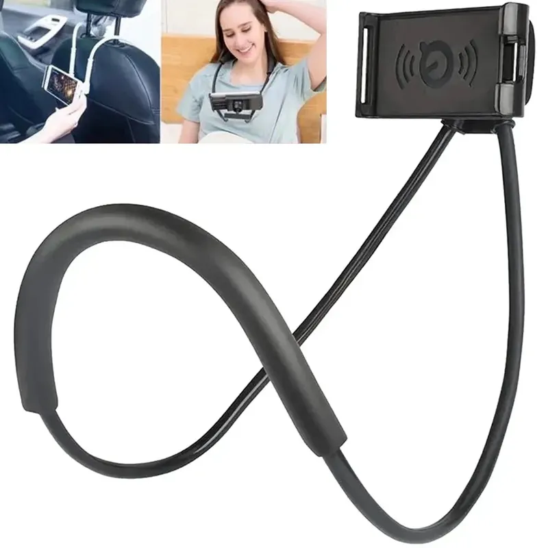Lazy Neck Handyhalter Flexibler Hals Lazy Necklace Tablet-Halter Ständer für Handy-Tablets für iPhone Huawei Xiaomi