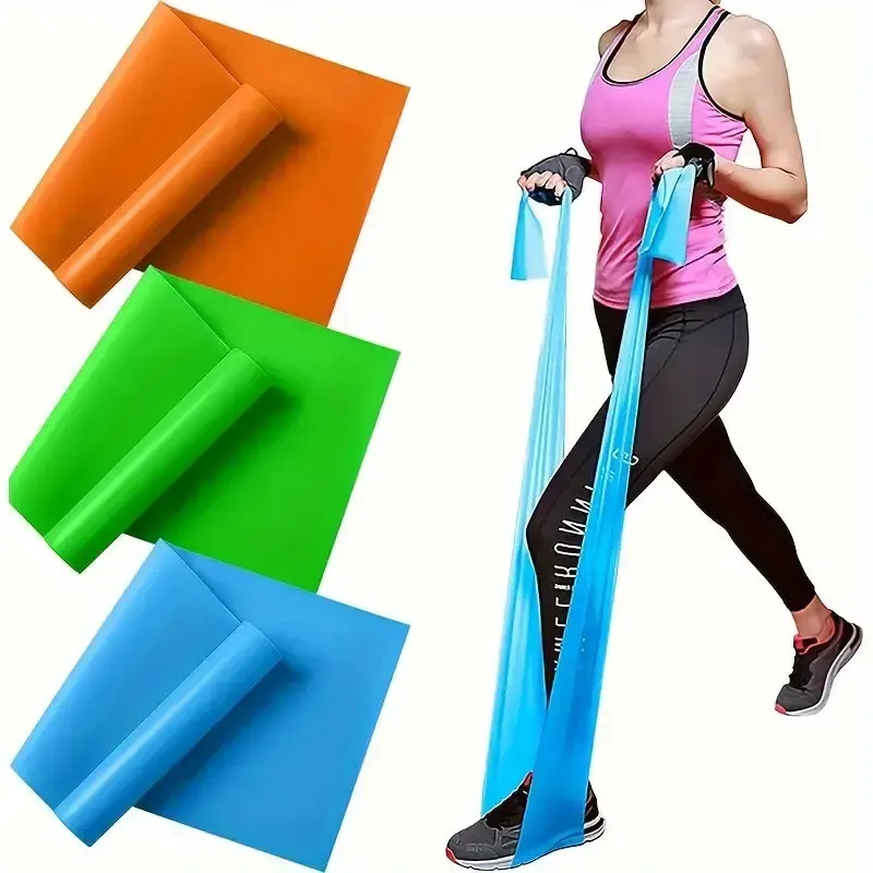 3 Stück/Set, Yoga-Spannungsgürtel, elastisches Fitness-Widerstandsband für Männer und Frauen, Yoga-Stretchgürtel für Krafttraining