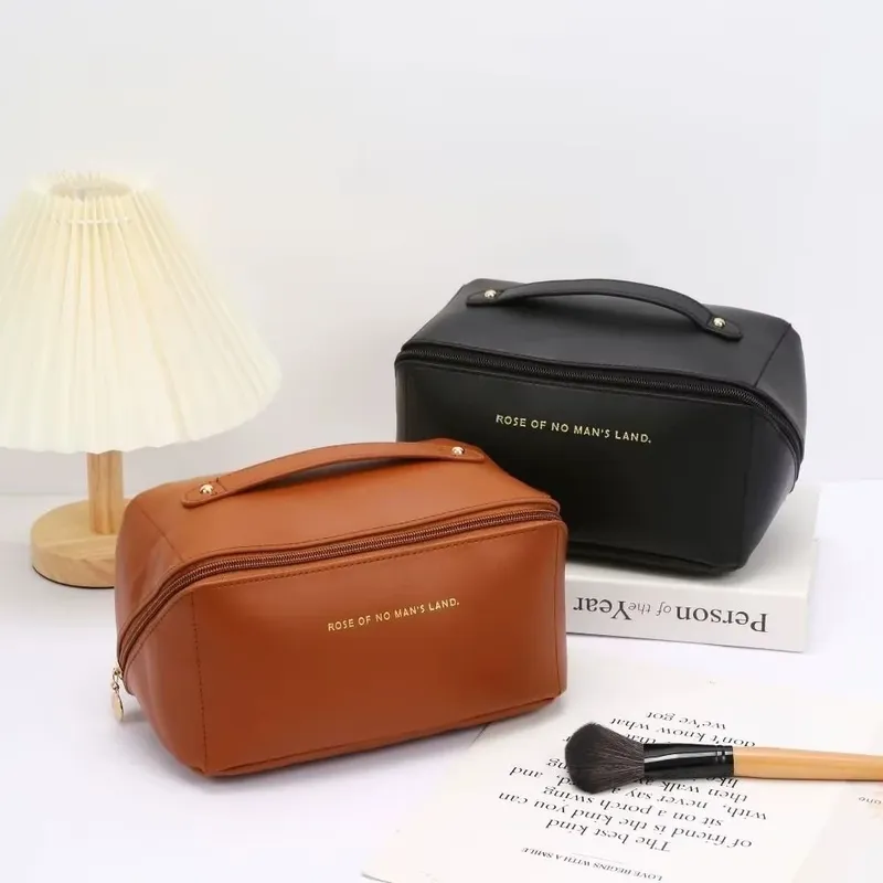 Kissen-Kosmetiktasche Damen-Toilettentasche Make-up-Etui Aufbewahrungsbeutel Große Kapazität Kosmetik-Aufbewahrungstasche Reise-Waschbeutel 1 Stück