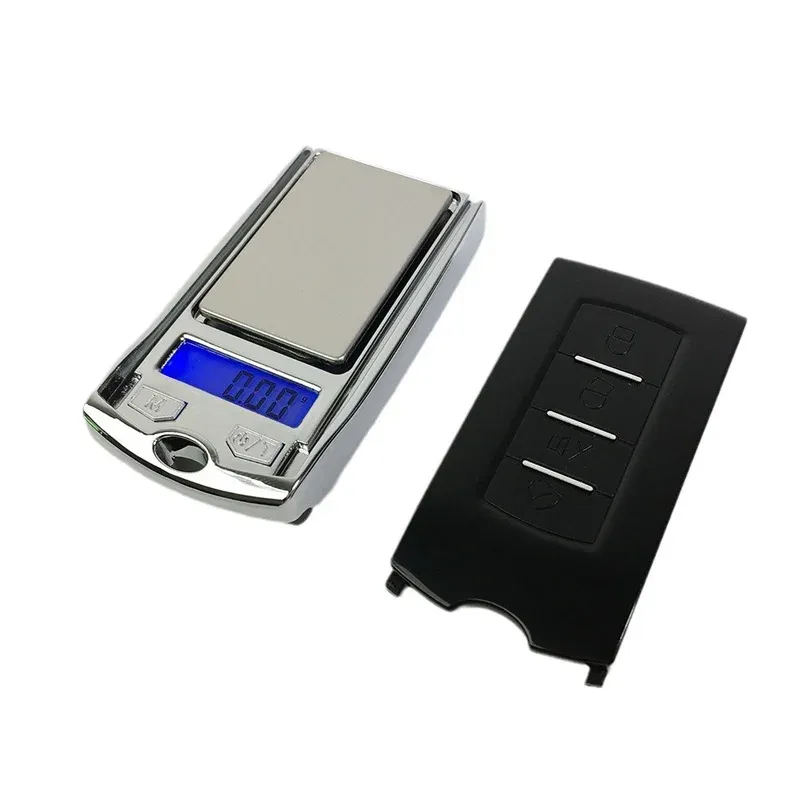 Mini Elektronische Digitale Taschenwaage 200/100g 0,01g Schlüssel Stil Tragbare Präzision Wiegen LCD Hintergrundbeleuchtung Display für Schmuck