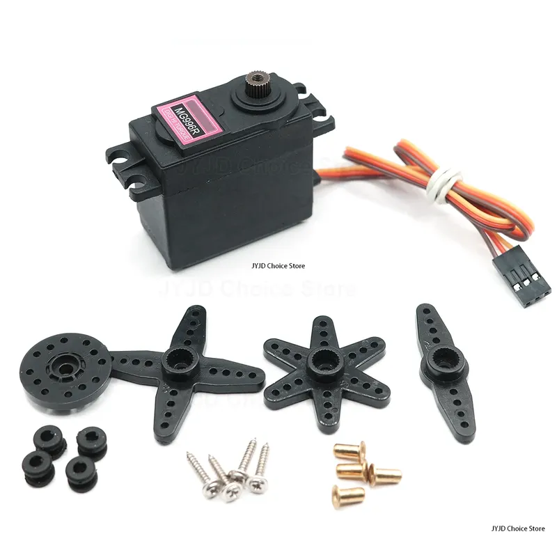 Hohes Drehmoment MG996R 4,8-6,0 V Digitalservo mit Metallgetriebe für Futaba JR 1/8 1/10 RC Auto Hubschrauber Roboter Boot Arduino UNO DIY