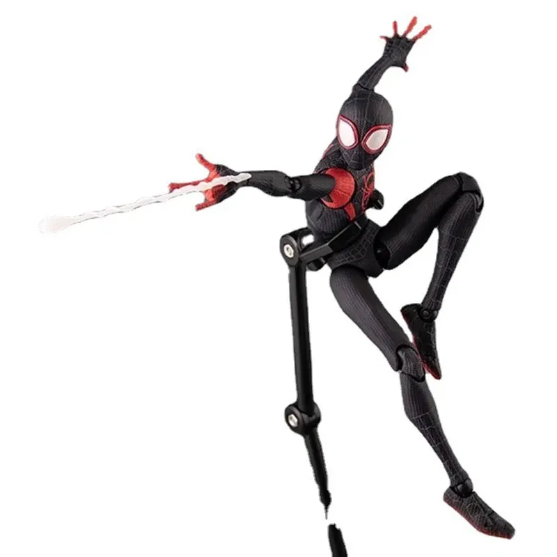 Sv Action Spiderman Miles Morales Actionfiguren-Sammlung Sentinel Marvel Spider-Man Into the Spider Vers Figuren Modellspielzeug