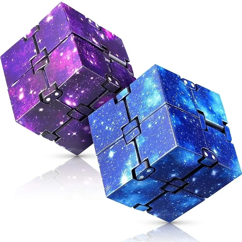 Infinity Cube Flip ADHS Spielzeug Angst Spielzeug Fingerspitzen für Spiel Puzzle Antistress Magic Finger Fidget Autismus Hand Geschenke Kinder