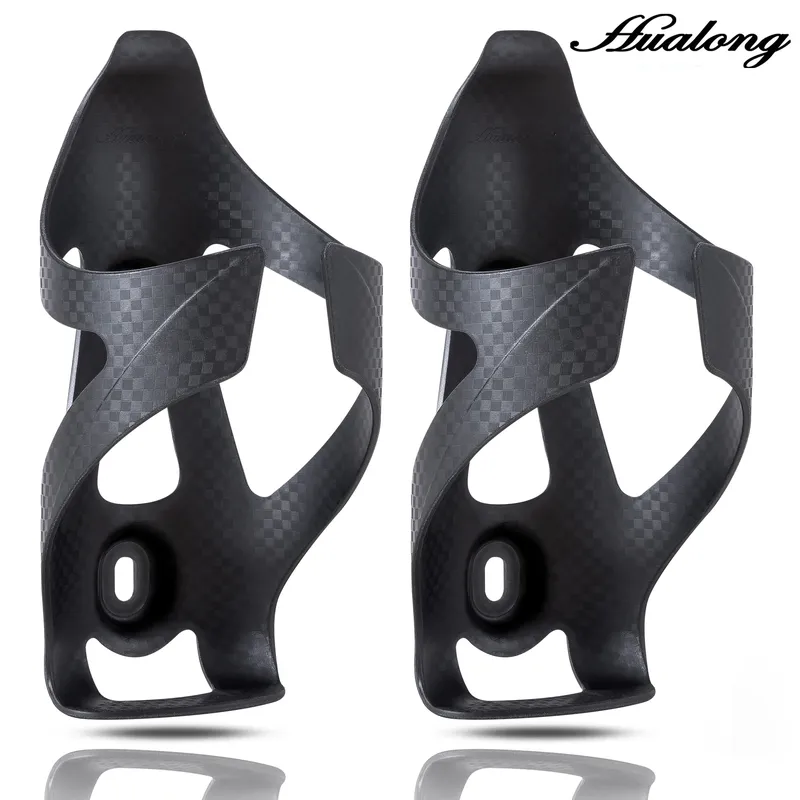 HUALONG Fahrrad-Wasserflaschenhalter, Nylon, zum Hinzufügen von Kohlefaser-Wasserflaschenhaltern, Rennrad, MTB, Kies, Fahrräder, Fahrrad, Wasserflasche, Trinkbecher, Ho