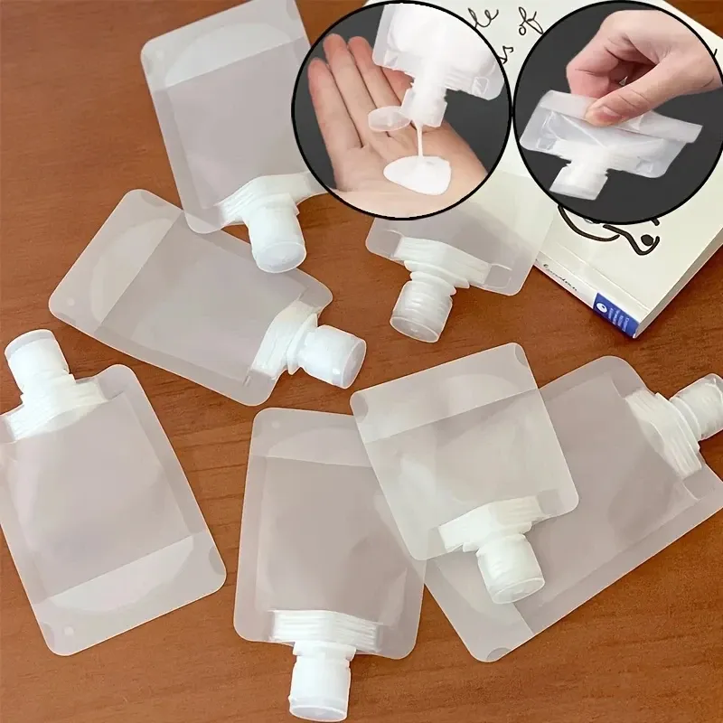 10Pcs 30/50/100ML Verdickte Reise Subpaket Kosmetische Lotion Dusche Gel Shampoo Tragbare Gesichts Reiniger