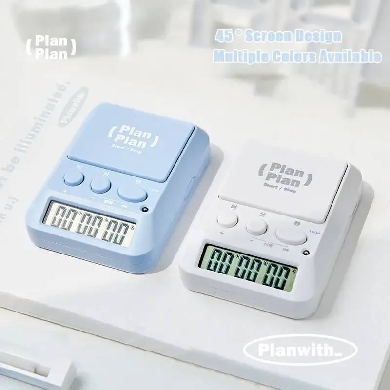 1PC Multifunktionale Timer Küche Backen Erinnerung Zeit Management Countdown Desktop Uhr