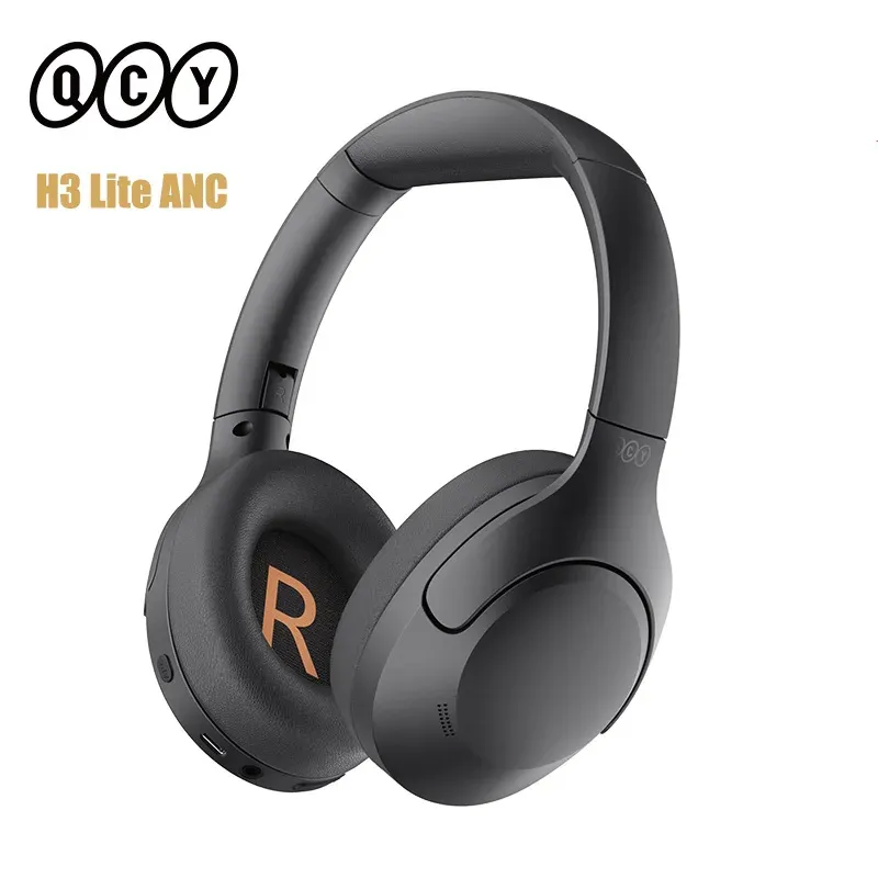 QCY H3 Lite ANC Drahtlose Kopfhörer Bluetooth 5.3 Active Noise Cancelling Over Ear Headset 40mm Treiber HiFi Sound Kopfhörer