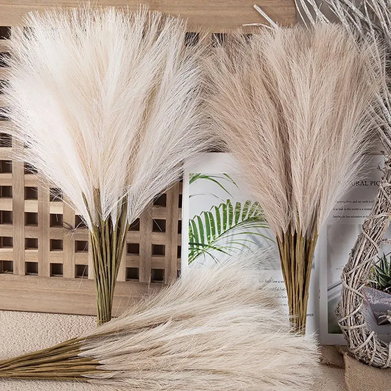 10 stücke Künstliche Reed Ins Wind Bouquet Imitation Blumen Böhmischen Hause Wohnzimmer Decor Gefälschte Reed Weihnachten Hochzeit Dekoration