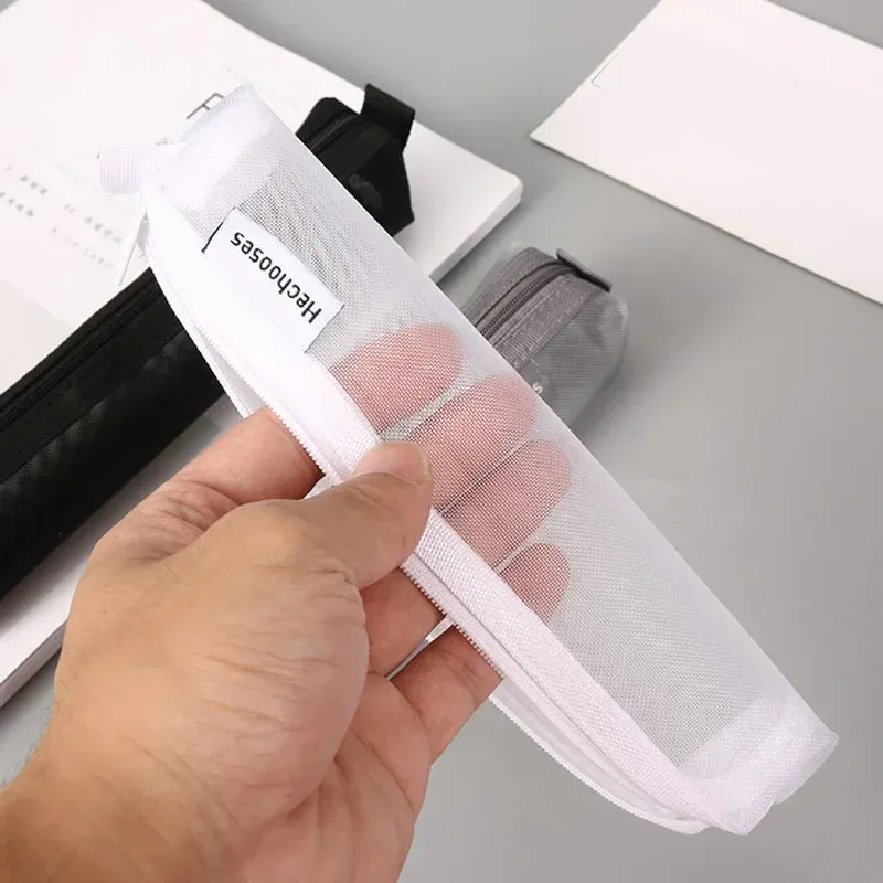 1 Stück Make-up Pinsel Reise etui Kosmetik Kultur beutel Veranstalter für Männer Frauen Beauty Tools Mesh Kit Beutel Wasch Aufbewahrung zubehör