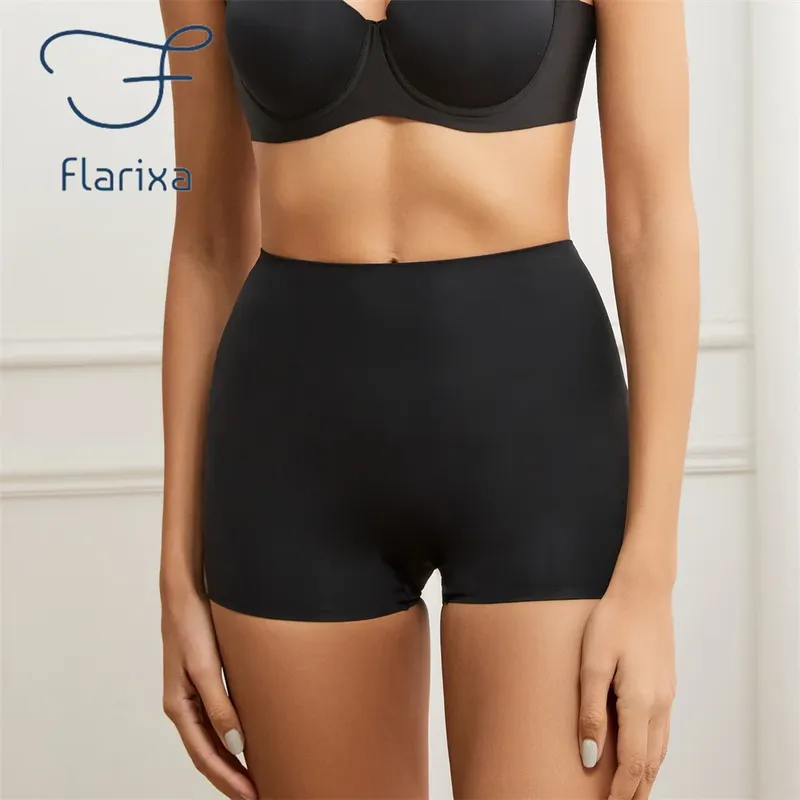 Flarixa Nahtlose Frauen Boxer Briefs Boyshorts Für Frauen Anti Scheuern Shorts Frauen Hohe Taille Junge Shorts Höschen Unterwäsche